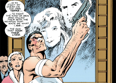 Batman's got a gun...