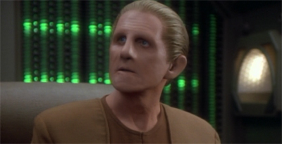 For a Changeling, Odo has surprisingly poor composure...