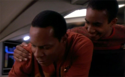 Proof that O'Brien isn't the only character who has his vacations ruined...