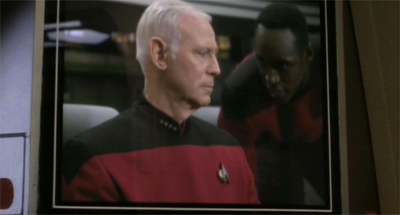 "Yes, I'm aware Picard's seat is much more comfortable..."