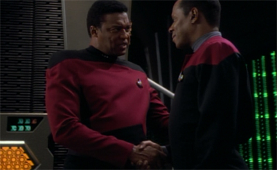 "It's been a while, Ben. Love the threads."