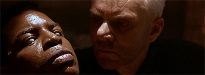 "You'll tell me what I want to know, or I'll pump The Final Frontier into your ocular implants. On repeat."