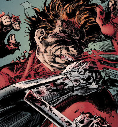 A punch in the face...