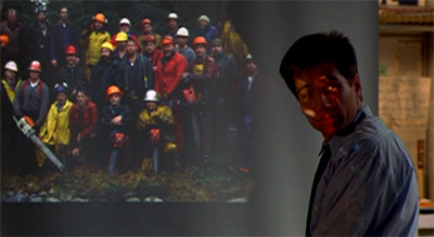 They're all lumberjacks, and they're okay, they sleep all night and they work all day...