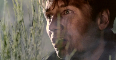 Mulder on the grassy knoll...