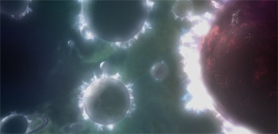 The sky is burning...