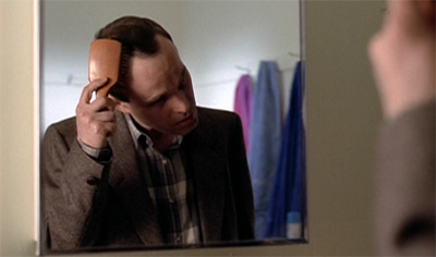 A brush with his brother...