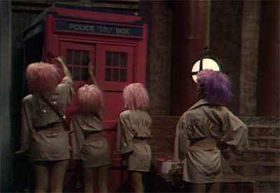 I see a blue door and I want it painted pink...