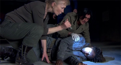 In space, no one can hear you faint...