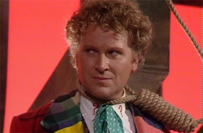 This might just be the best illustration of how the show felt in the Colin Baker years...