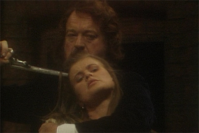 Josiah's attempts to coerce the Doctor to explain the plot of Ghost Light were less than constructive...