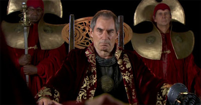 This is not his happy face.