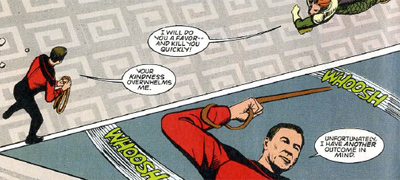 The slingshot manoeuvre...