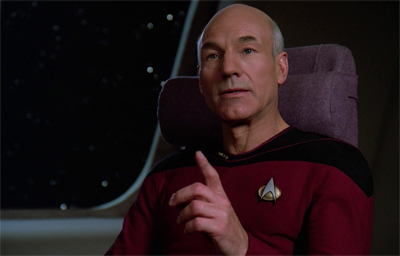 "Commander Riker is my Number One first officer!"
