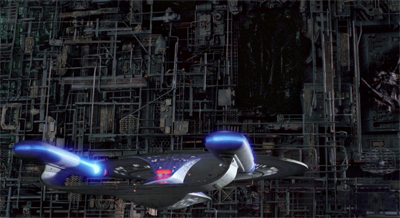 Denting the ship's ego...