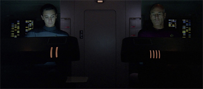 It is very difficult to play a challenging game of "eye spy" while travelling through empty space.