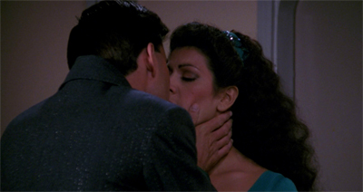 Kissing romance goodbye...