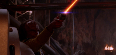 Worf gets all fired up...
