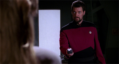 Riker's ideas of romance are simply stunning...