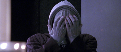 Continuing a recurring theme of the season: alien face palm!