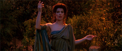 She's the goddess of his desire...