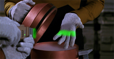 Getting his hands dirty...