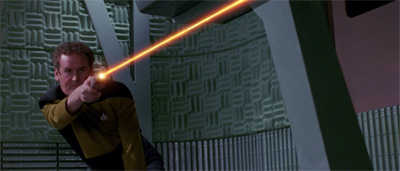 "Not in my transporter room!"