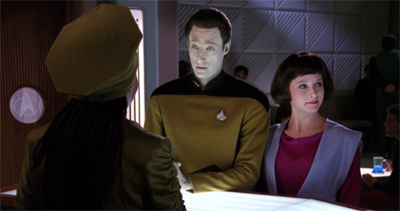 An android and his daughter walk into a bar...