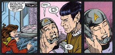 Fear in the face of certain death...