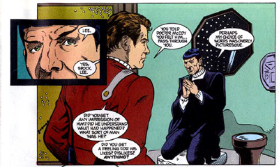 Spock meditates on the issue...