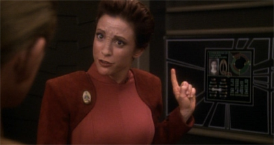 Kira was dissatisfied with the computer's less-than-flattering choice of headshot...