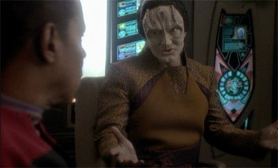 Garak is all sewn up...
