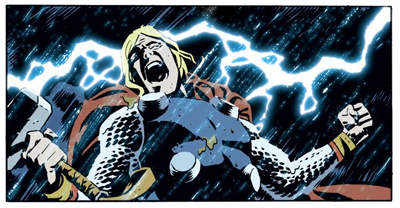 Thor lightening up...