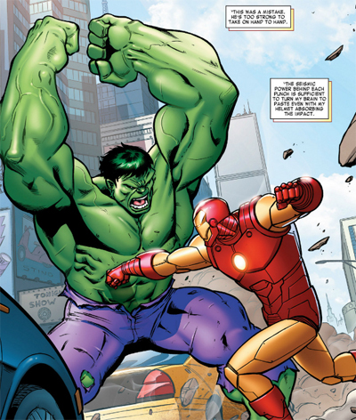 Punching above his weight...