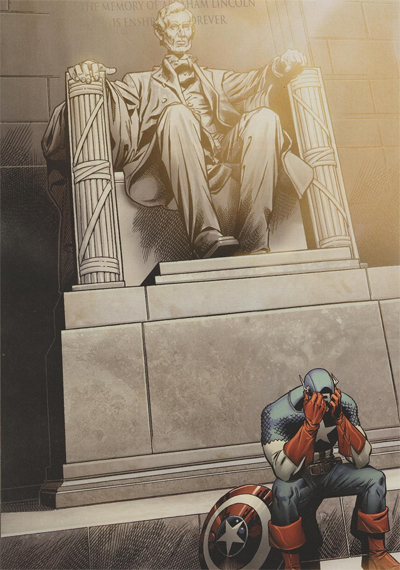 "It's okay, Cap. The First Avenger wasn't THAT bad..."