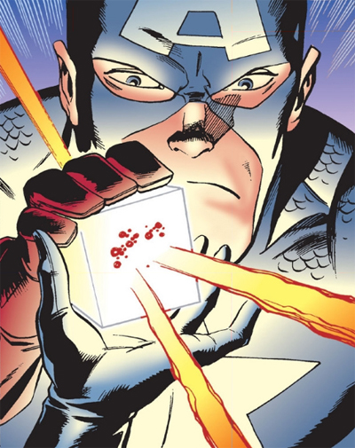 The power of the sun, in the palm of his hand...