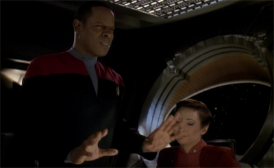 "What's this about bring Bajor into the Federation? Starfleet forgot about that years ago..."