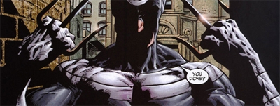 Bullseye's gone psychotic again... sai...