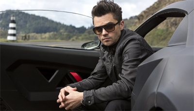 Although his clothing, type of vehicle and general associated colour scheme immediately establish him as the villain, at no point does Dominic Cooper cackle madly to himself or mumble about "those pesky kids"...