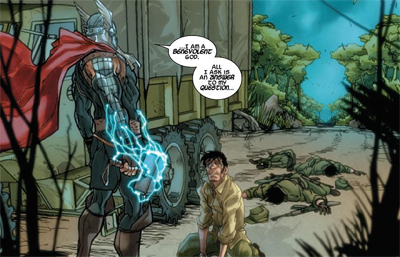 A bolt from the blue...