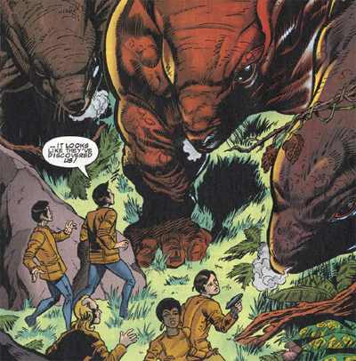 Everybody walk the dinosaur...