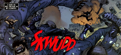 Swinging into action...