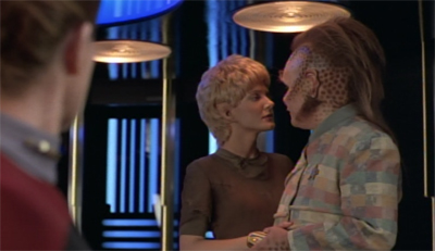 I still question the decision to make the show's first alpha couple a three-year-old girl and a Neelix...