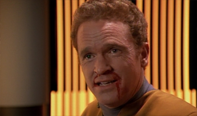 She does make a bloody mess...