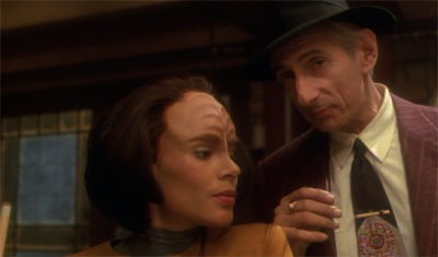 And that's her cue to exit...