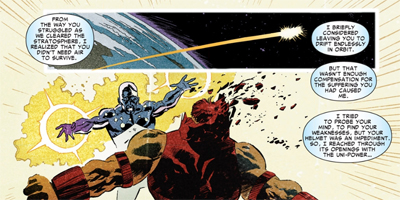 The Juggernaut struggles to keep his head...