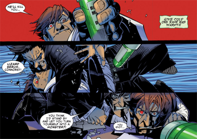 "I drink your lizard serum! I drink it up!"