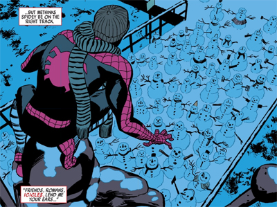 March of the snowmen...