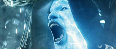 A bolt from the blue...