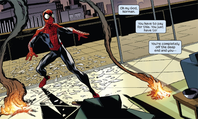 Norman keeps the home fires burning...